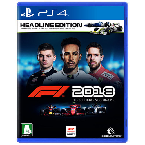 [PS4] F1 2018 헤드라인 에디션 초회판